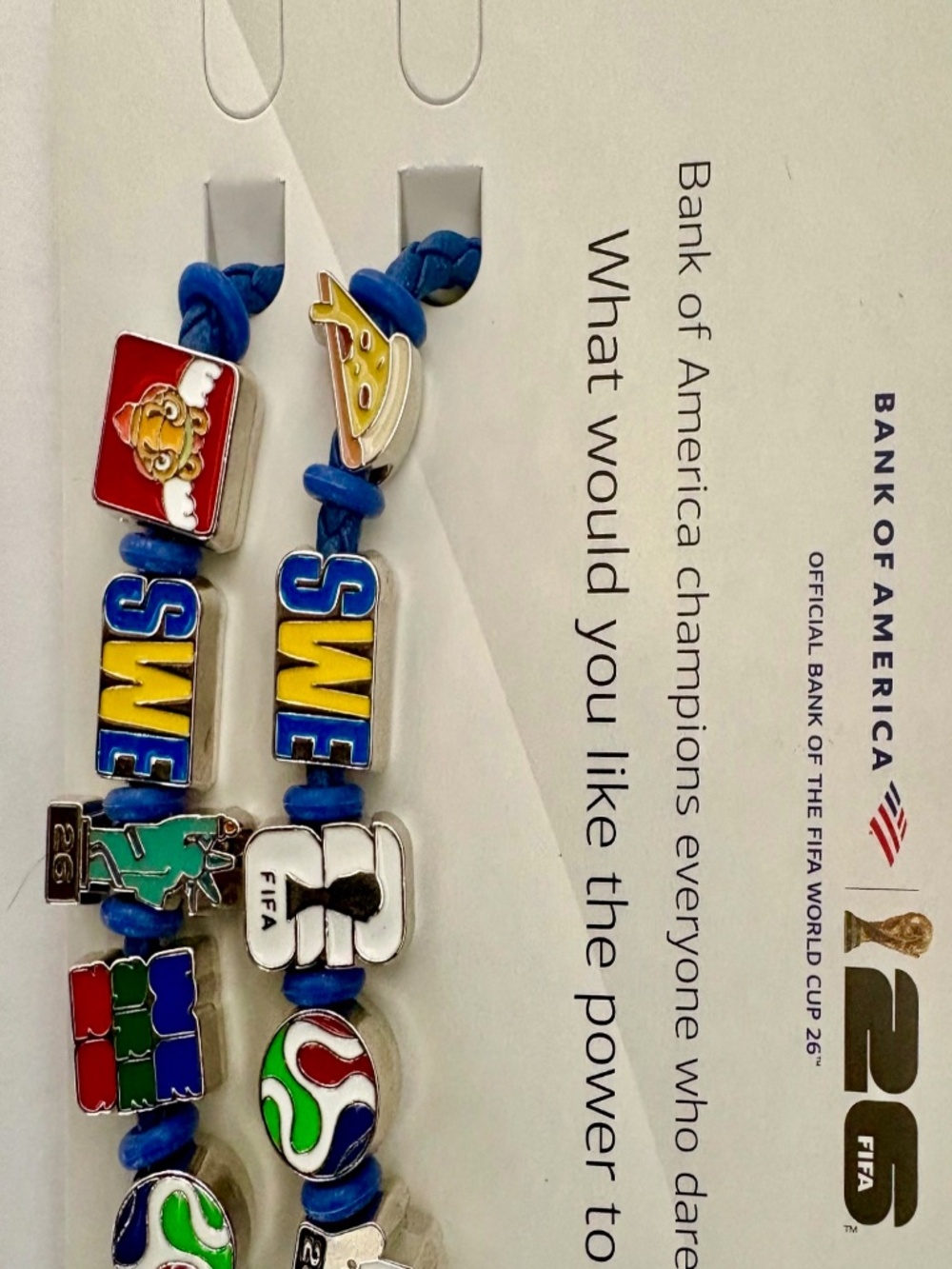 FIFA World Cup 2026 Bracelet Combo Featuring Sweden, World Cup & NYC Charms!